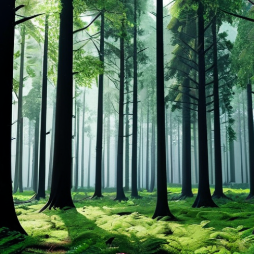 Prompt 1: Serene Forest Immersion**