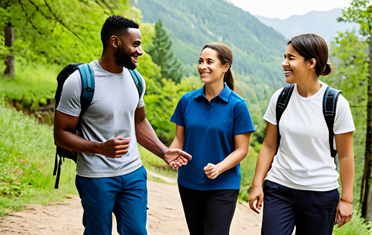 그린 운동 처방을 활용한 기업의 사례 - Employee Health Survey**

"A bright and modern office scene. Employees are filling out health survey...